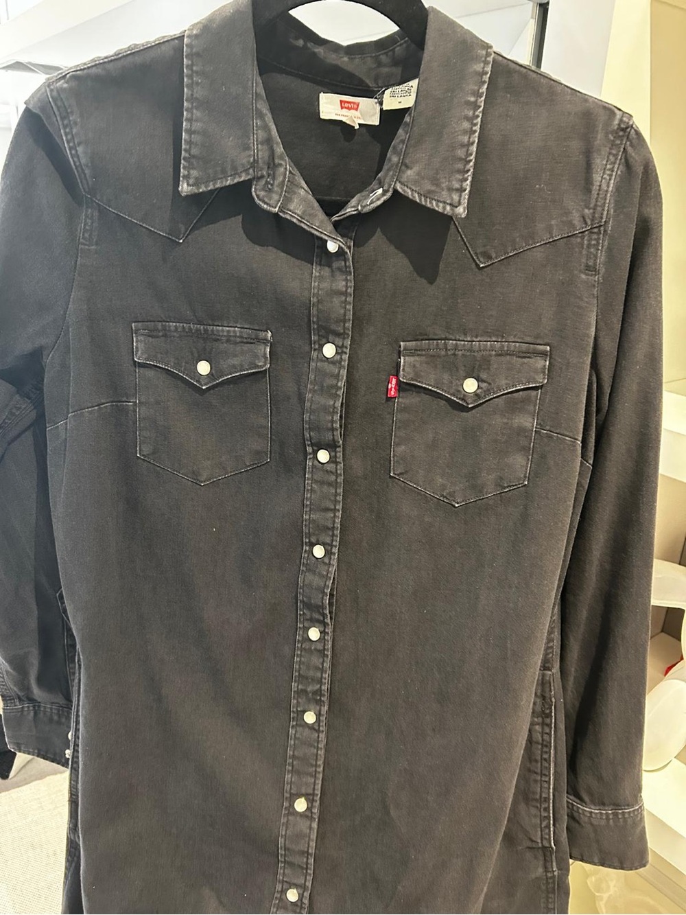Levi's Black Denim Dress